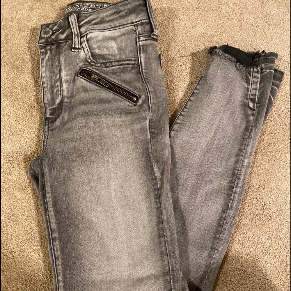 Light washed grey jeans